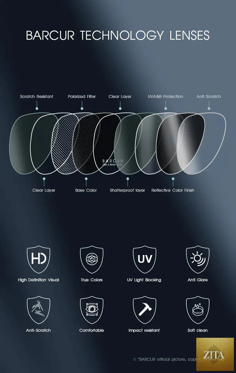Stevvex BARCUR polarized sports sunglasses for men with gradient lenses, UV400 protection, ideal for fishing, driving, hiking, and outdoor activities.