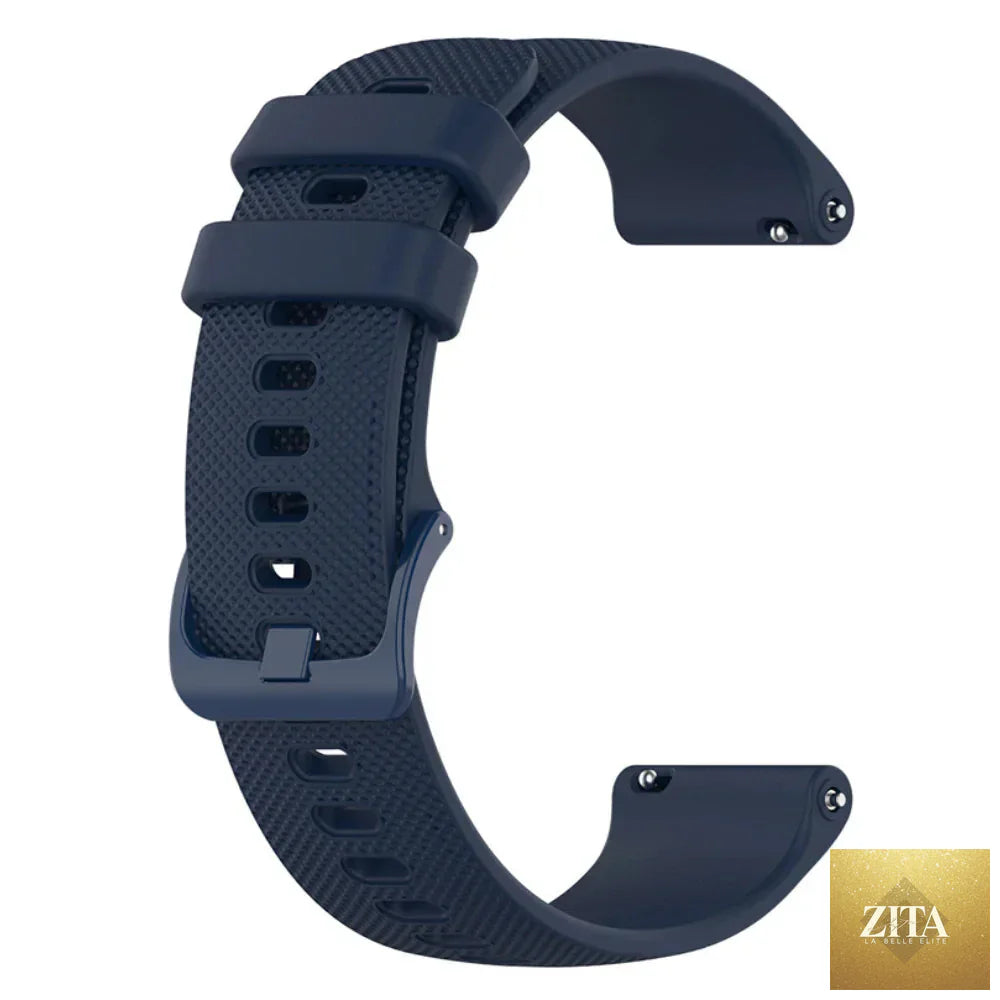 Coros silicone sport watch strap for Pace series and APEX watches by BandsCo Straps, flexible and comfortable for active wear.