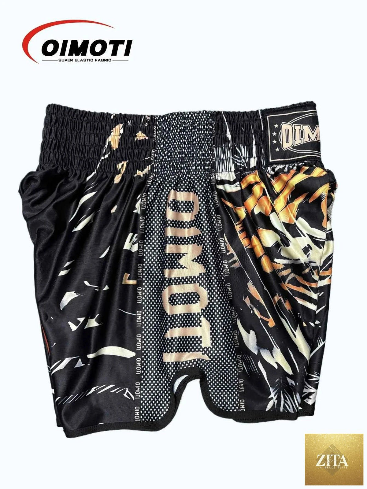 Men's elastic quick-dry sports shorts by Zita La Belle Elite, shown in navy with side pockets and breathable fabric.
