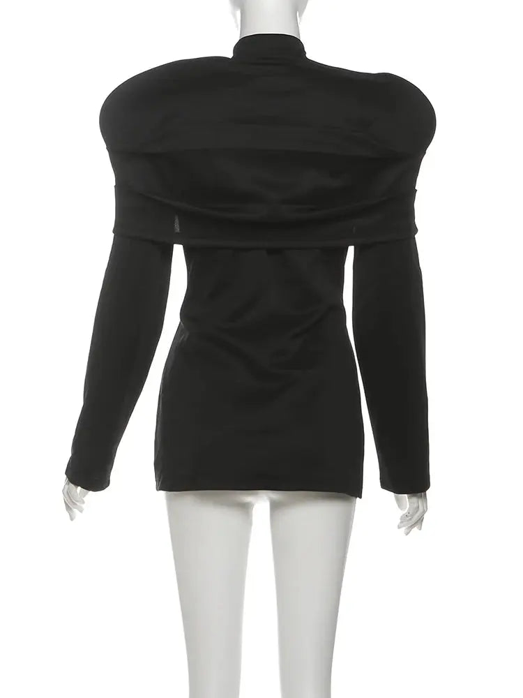 MoaaYina Winter Gray Black Coat With Grid Pattern And Double Breasted Lace Up Coat With Fungus Edge S-4XL ZITA LA BELLE ÉLITE