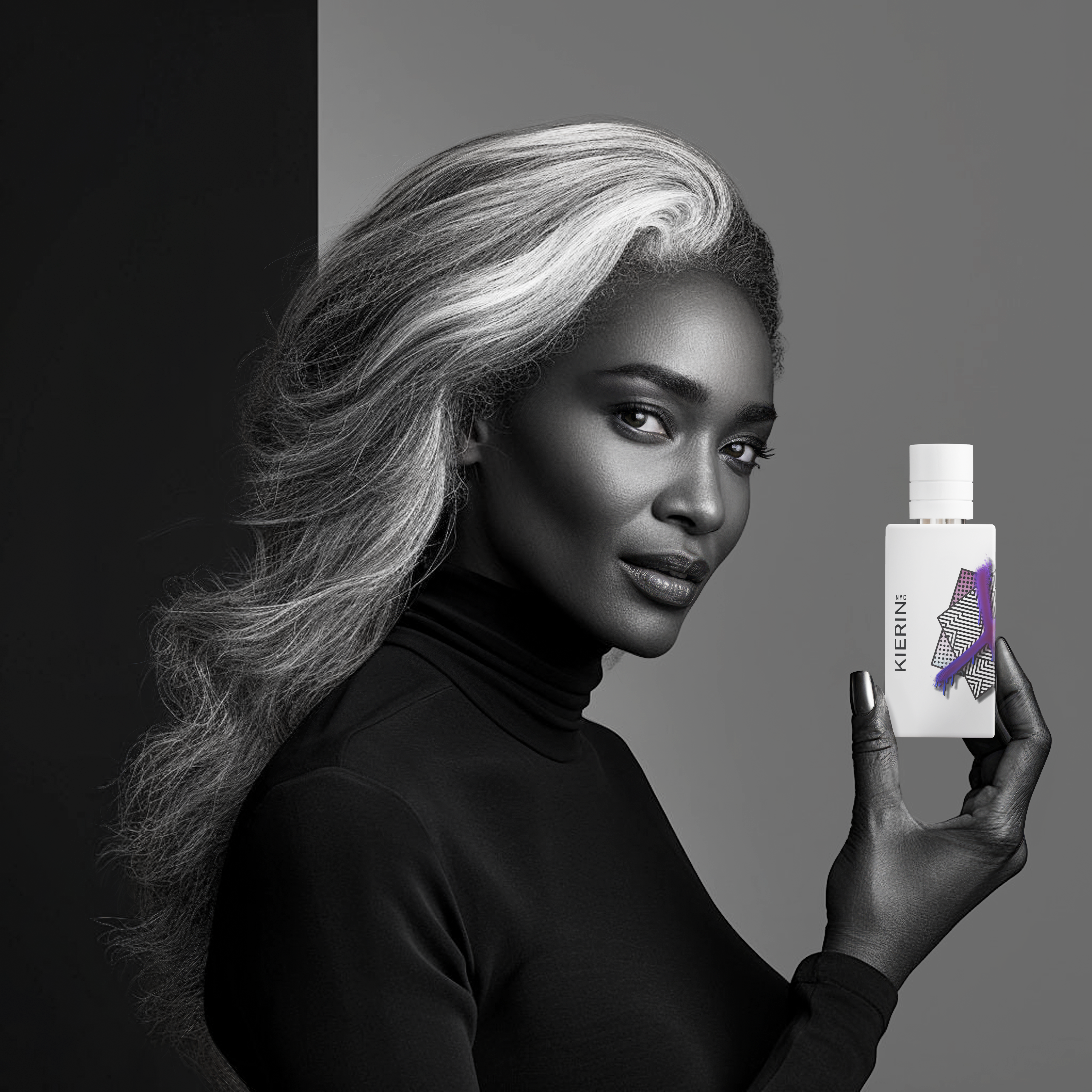 KIERIN SCENTXME eau de parfum 100ml bottle with sleek packaging and elegant design, showcasing a luxury fragrance product.