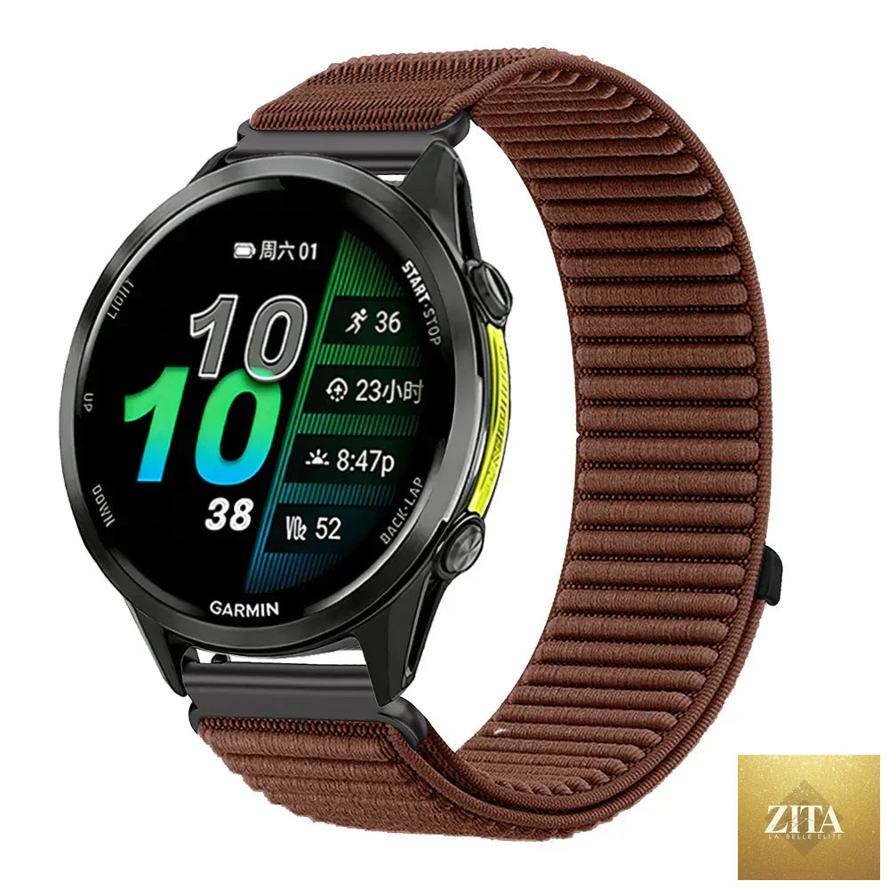 Coros nylon breathable watch band for Coros smartwatch, lightweight and comfortable strap designed by BandsCo Straps.