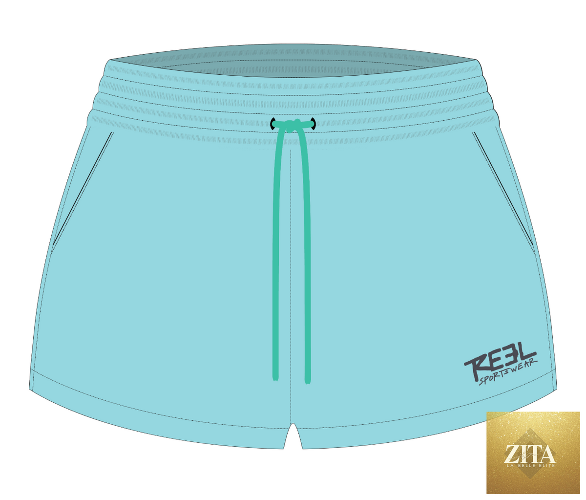 Reel Sportswear Gypsea Shorts shown in a natural stance, featuring lightweight fabric and casual fit for comfortable summer wear.