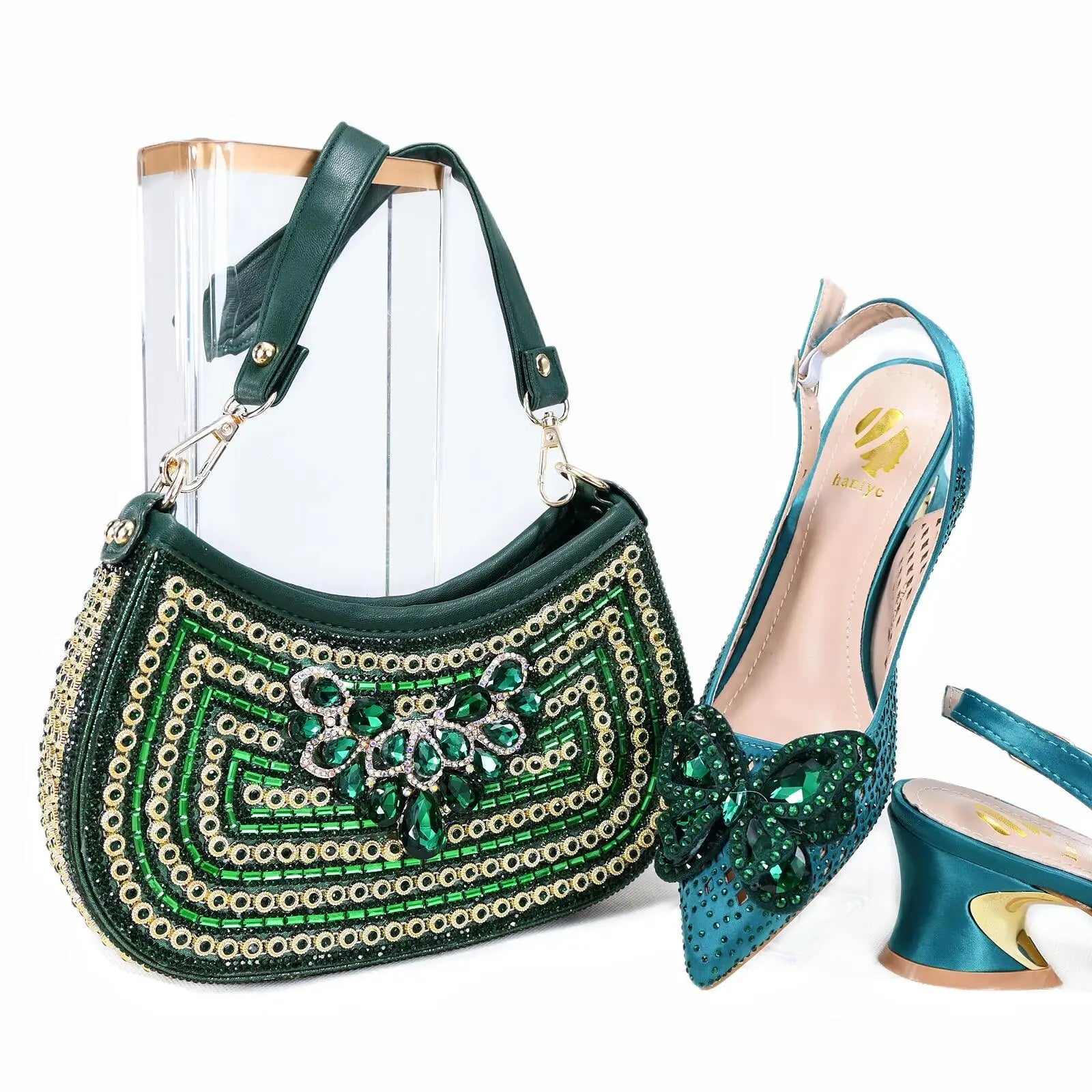 Elegant Italian shoe and bag set by EdleessFashion featuring luxurious design and high-quality materials, perfect for stylish occasions.