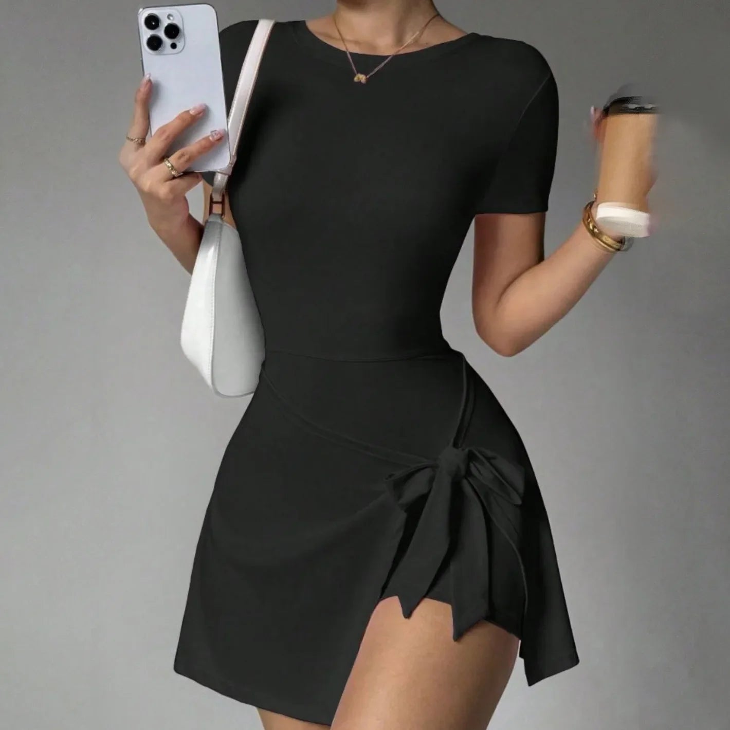 THRIXINE FUBEIKE anti-exposure sports dress for tennis, lightweight athletic wear with secure fit and breathable fabric.