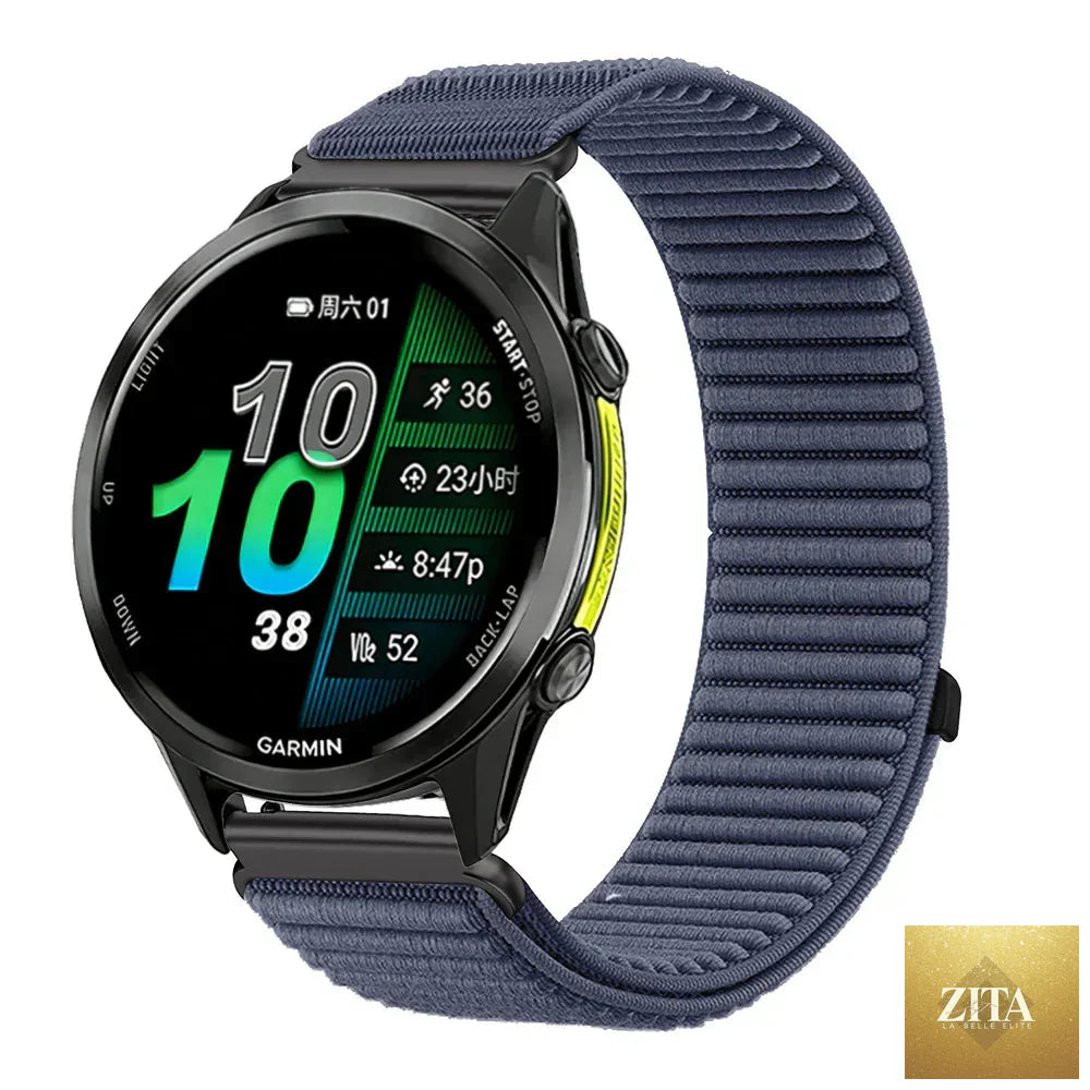 Coros nylon breathable smartwatch band by BandsCo Straps, flexible and comfortable strap for Coros smartwatches.