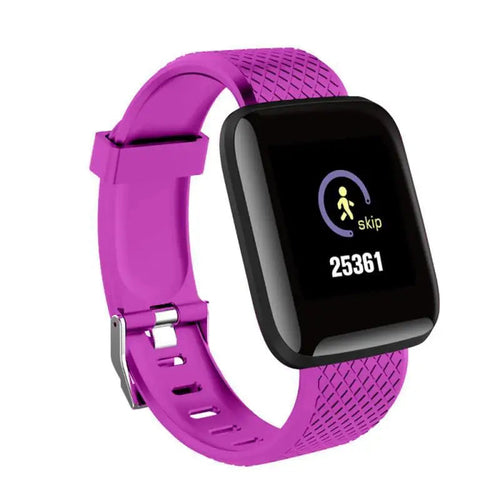 Multifunctional Smart Watch Men Women Bluetooth Connected Phone Music Pink Lucky