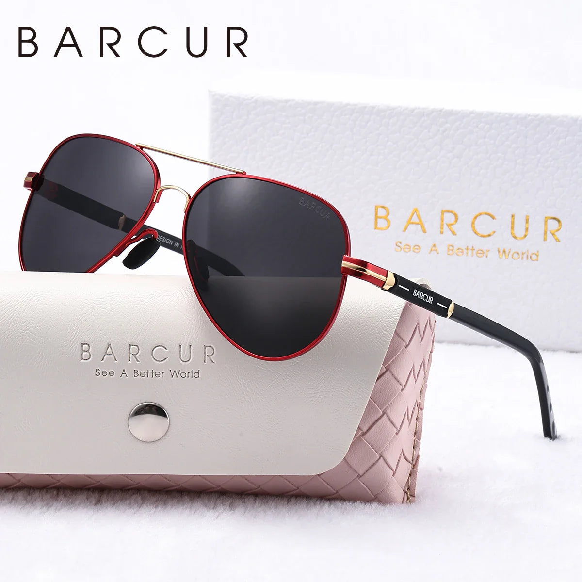 Stevvex Barcur oversized polarized sunglasses for women with elliptical metal frames and UV400 protection, stylish for summer outdoor wear.