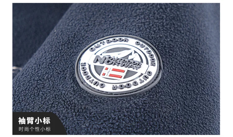 Maxbarley Winter Sportswear Set Mens Retro Training Thick Fleece Jacket + Pants Two Piece Set Casual Ski Running Tracksuit Suit ZITA LA BELLE ÉLITE