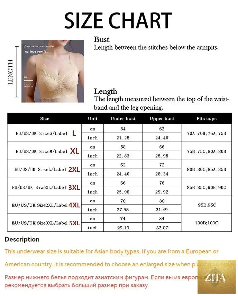 Femstylo L-6L women’s large wireless push-up bra with ice silk fabric, lace details, seamless design, plus size summer lingerie.
