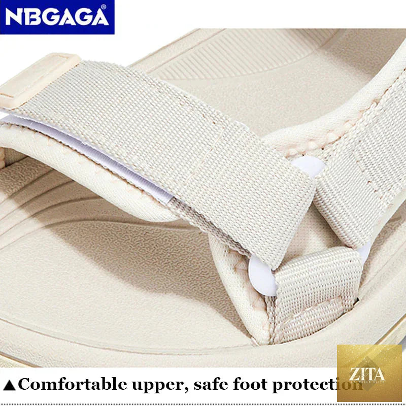 Zita La Belle Elite women's classic summer flat beach sandals, outdoor casual sport shoes with simple design and comfortable fit.