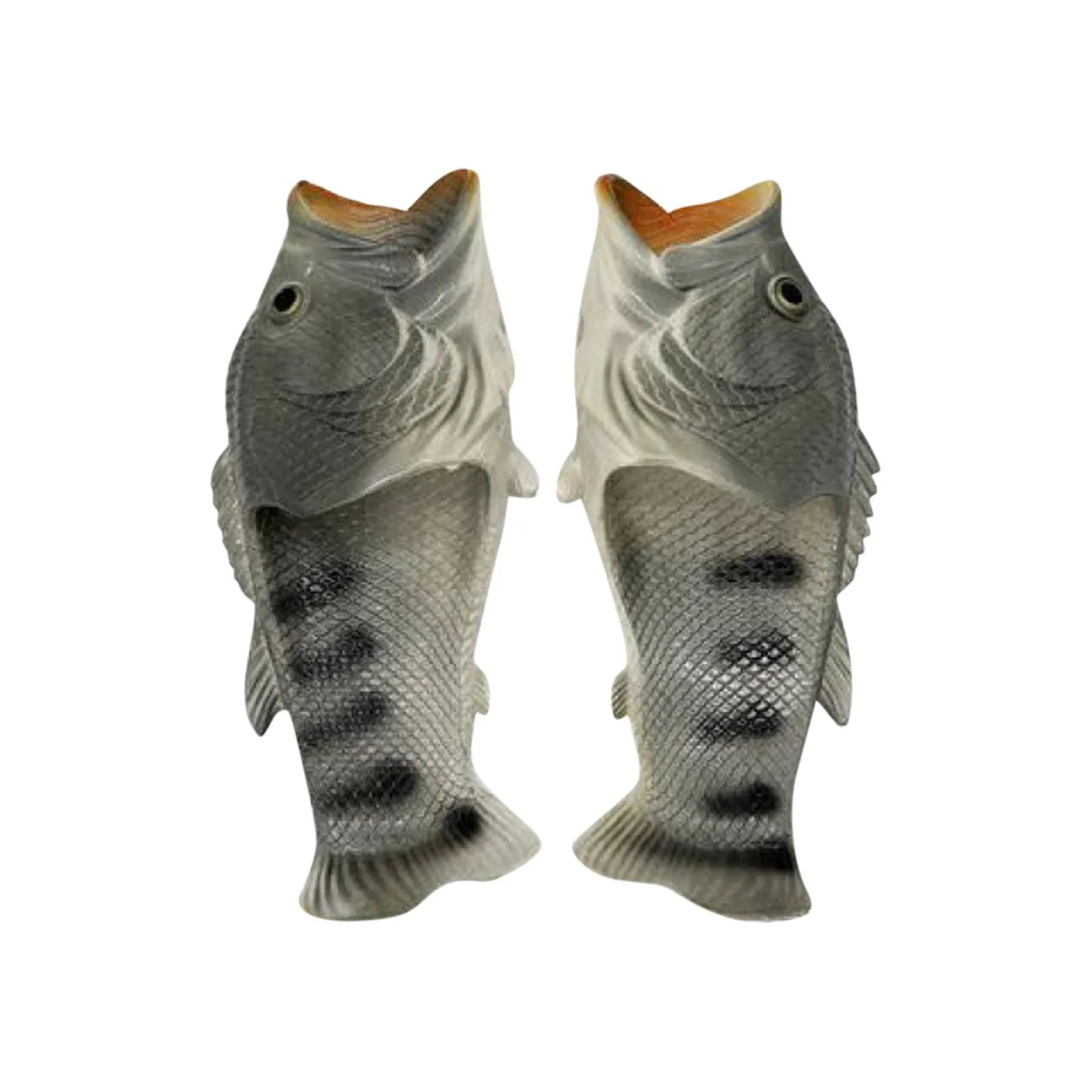 Funny fish slippers for women, featuring colorful design, suitable for couples and family, in large sizes for summer beach wear.