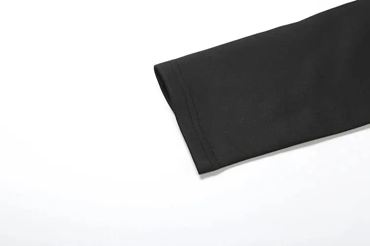 MoaaYina Winter Gray Black Coat With Grid Pattern And Double Breasted Lace Up Coat With Fungus Edge S-4XL ZITA LA BELLE ÉLITE