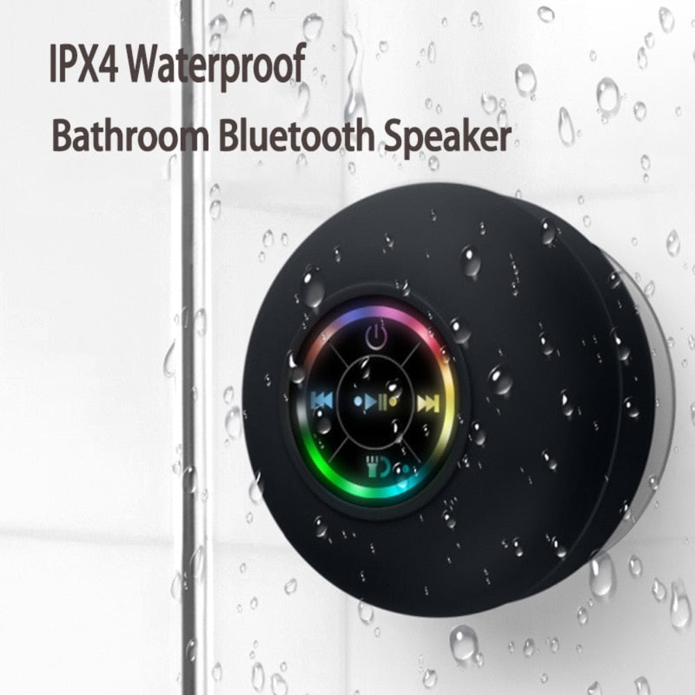 Mini Waterproof RGB Bluetooth Speaker Yellow Pandora