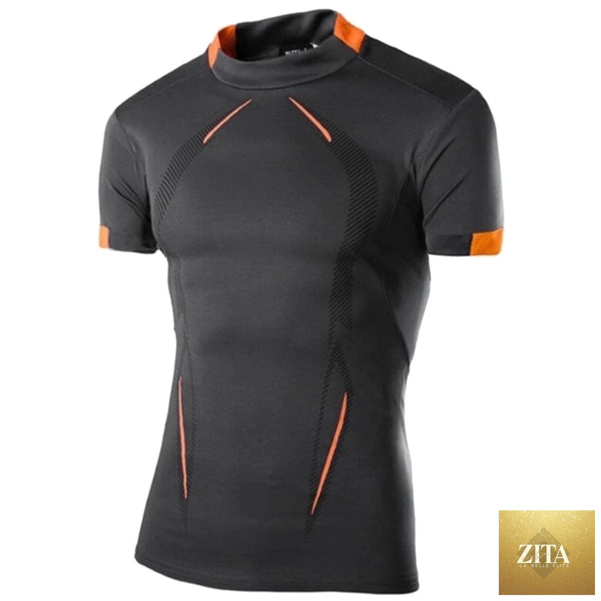 Mandotos men's summer gym T-shirt, breathable quick-drying fabric, ideal for jogging, running, and fitness training.