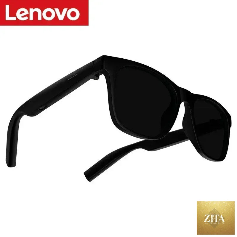 Lenovo Smart Glasses with touch control, 8K HD camera, Bluetooth, voice assistant, and AI translation for adults.