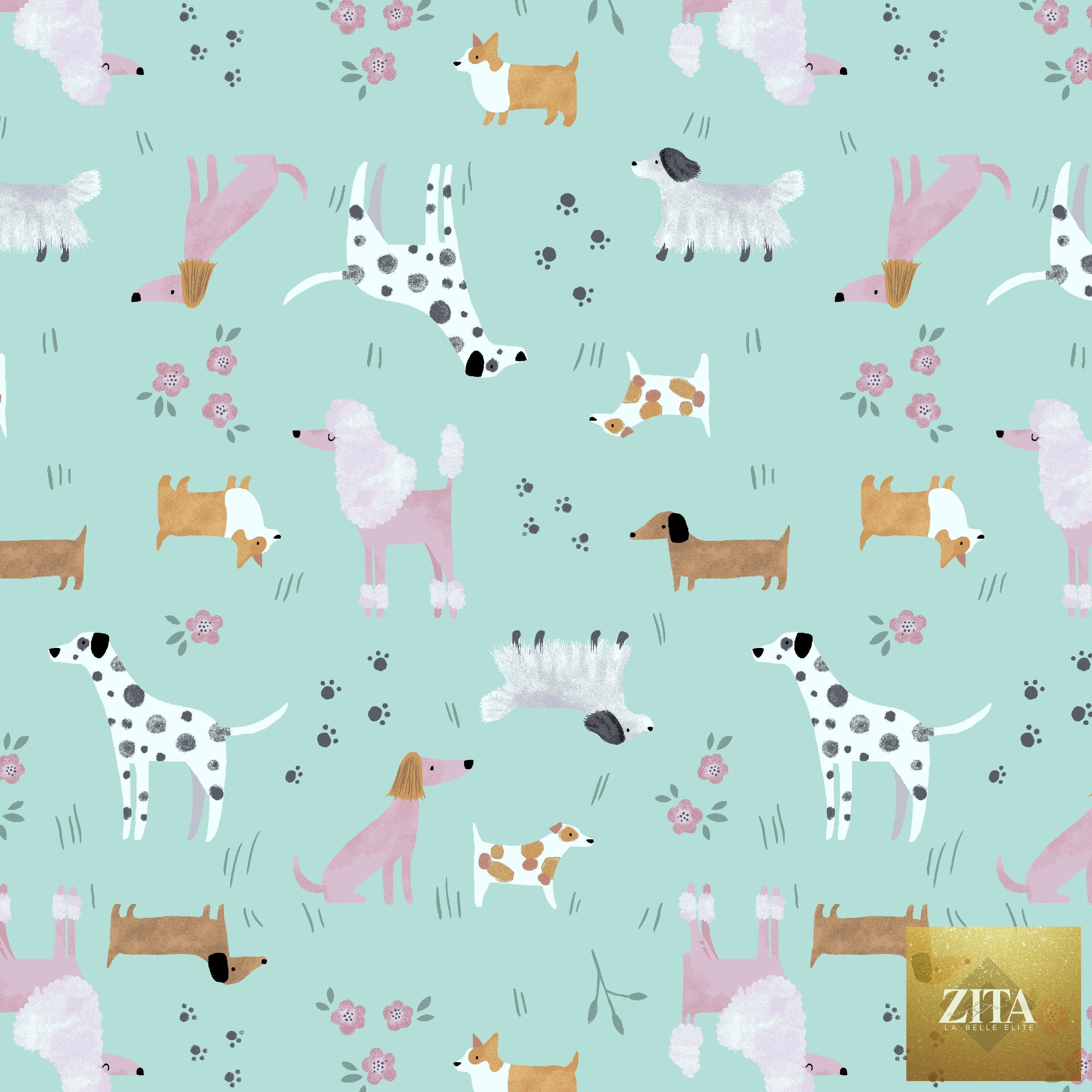 Dog wearing a Retrolicious collared dress featuring a stylish design, perfect for fashionable pets.