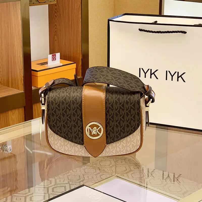 New Women's Leather Saddle Bag