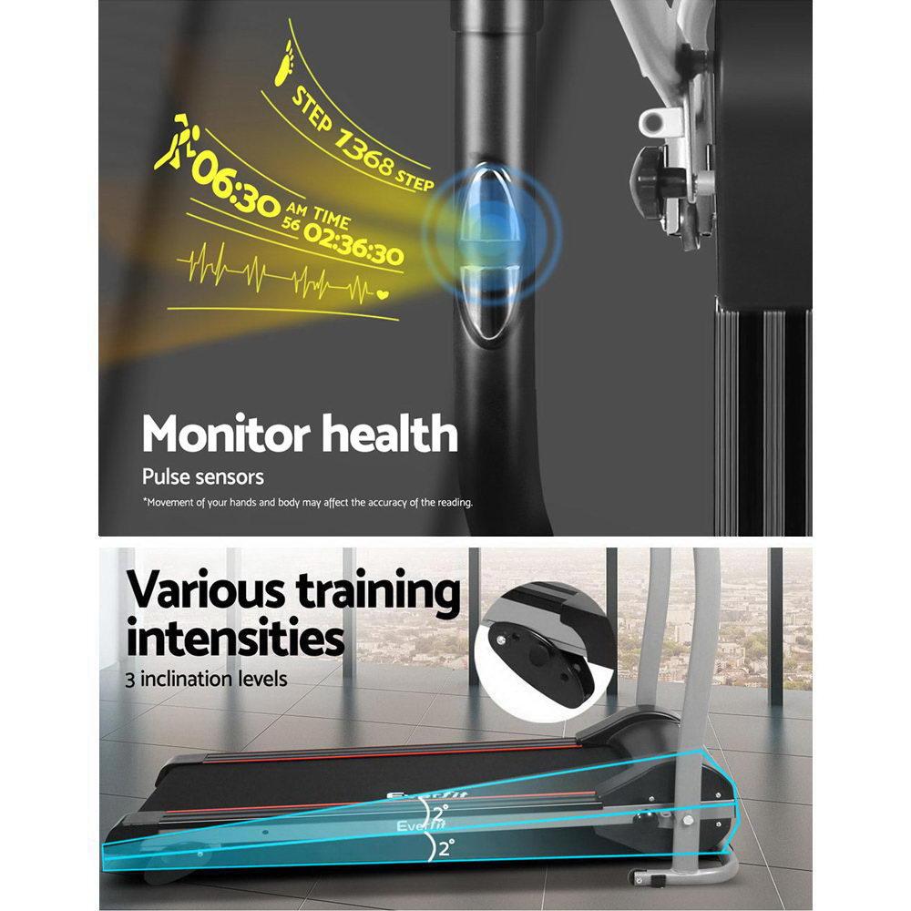 Everfit Treadmill Electric Home Gym Fitness Exercise Machine Foldable Ozdingo