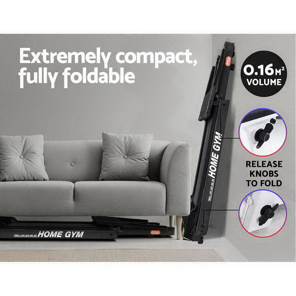 Everfit Treadmill Electric Home Gym Fitness Exercise Fully Foldable Ozdingo