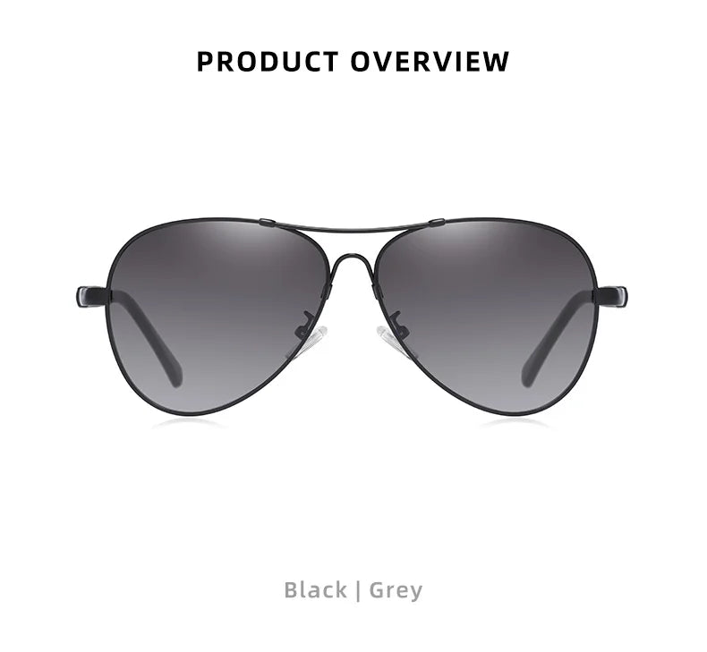Stevvex BARCUR polarized pilot sunglasses for men with gradient mirror lenses, stainless steel frame, UV400 protection, ideal for outdoor activities