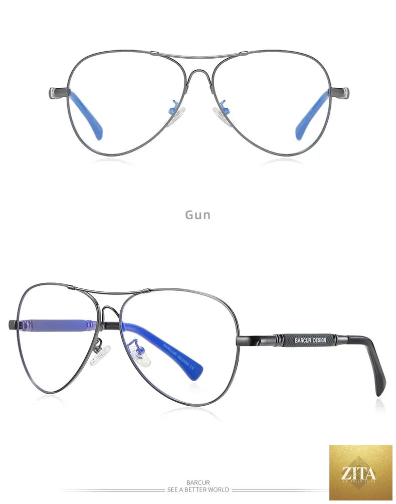 Stevvex BARCUR polarized pilot sunglasses for men with gradient mirror lenses, stainless steel frame, UV400 protection, ideal for outdoor activities