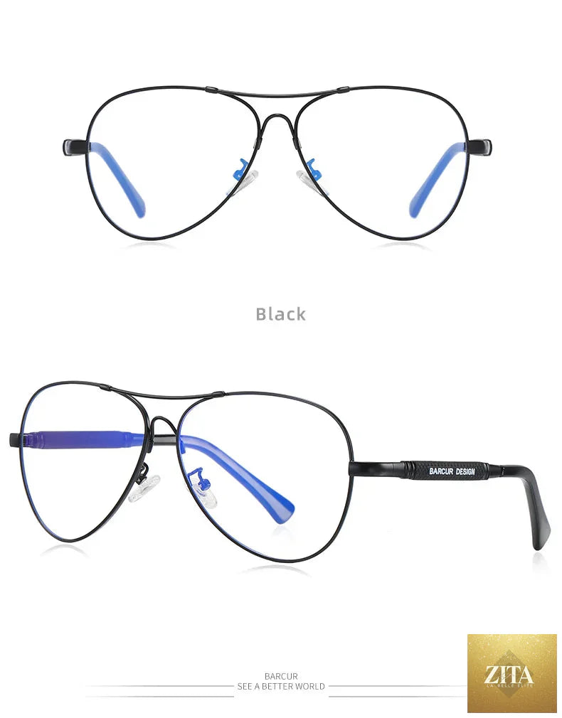 Stevvex BARCUR polarized pilot sunglasses for men with gradient mirror lenses, stainless steel frame, ideal for driving and outdoor activities