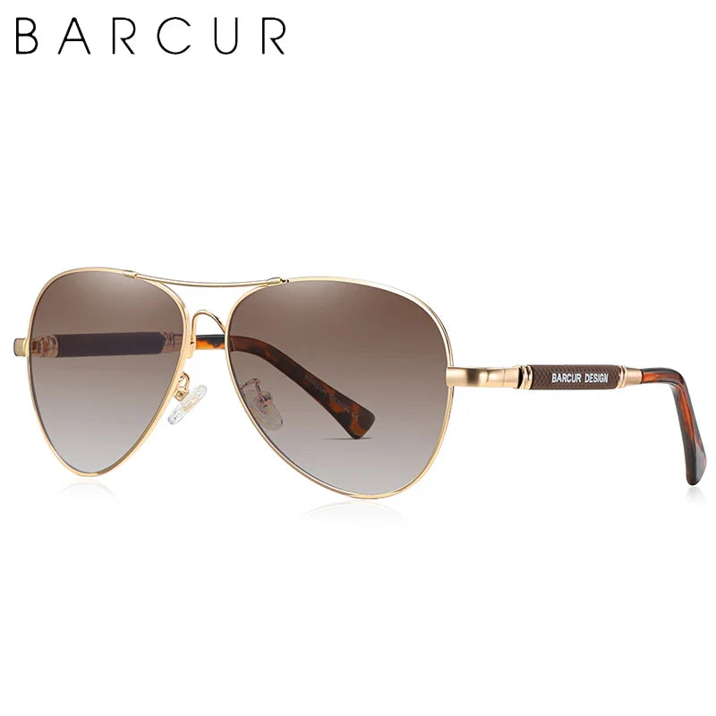 Stevvex Barcur polarized pilot sunglasses for men with gradient mirror lenses, stainless steel frame, ideal for driving and outdoor activities.