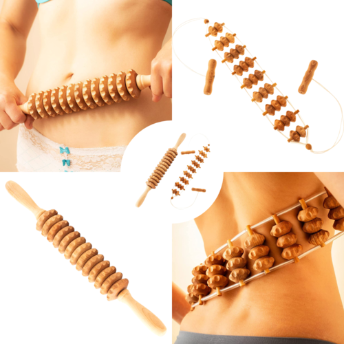 Lymphatic Drainage Straight Massage Roller - Recommended by