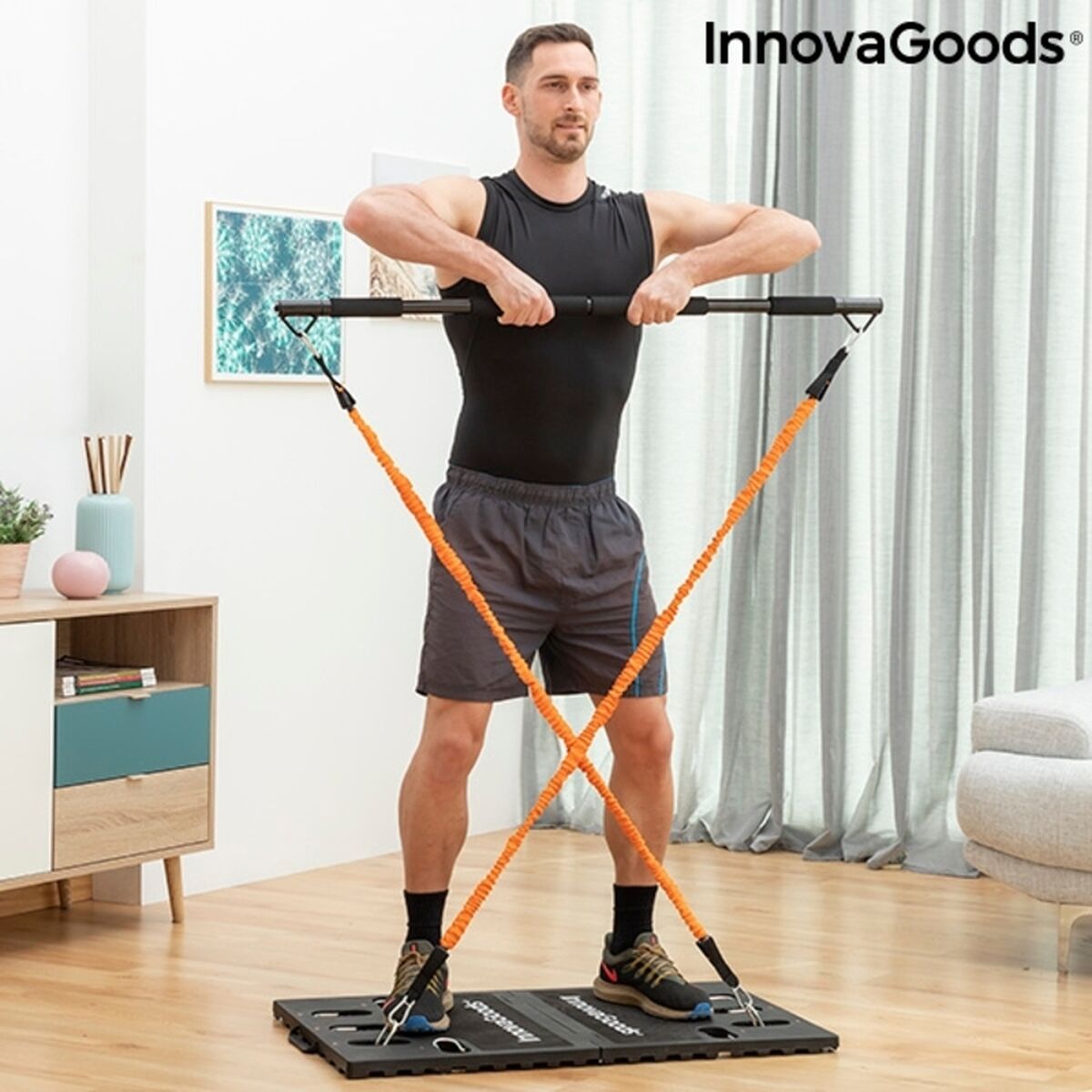 Integrated Portable Training System with Exercise Guide Gympak Max Bigbuy