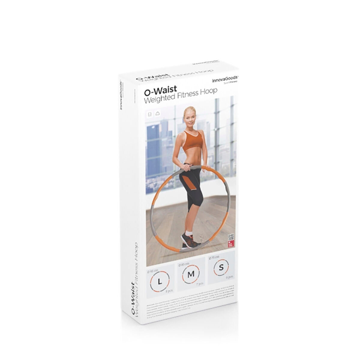 Detachable Foam-covered Fitness Hoop O-Waist InnovaGoods Bigbuy