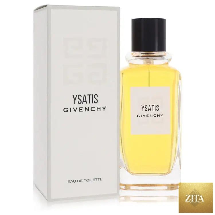 Givenchy Ysatis perfume for women, elegant glass bottle with floral and oriental scent details, by Gamer Scents.
