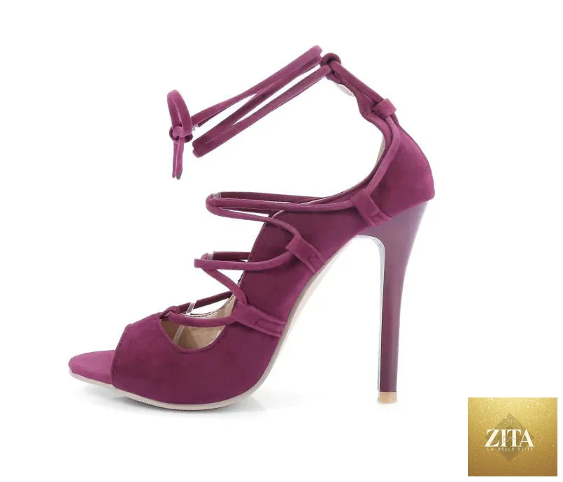 Trendy Attic Store01 women's Roman high heel peep toe sandals with stylish design and open toe for elegant summer footwear.