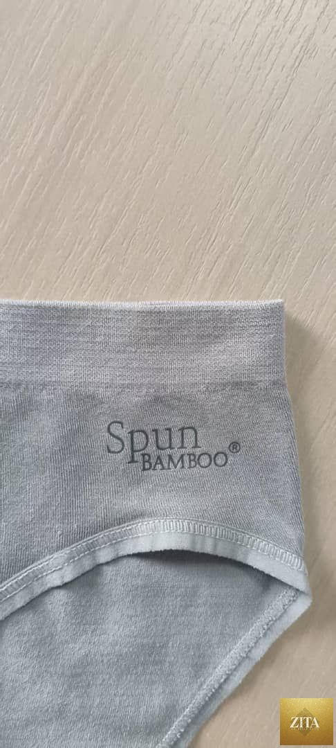 Women's high leg brief underwear by Spun Bamboo made from bamboo and cotton, featuring a comfortable, seamless fit.