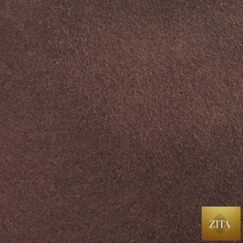 Zita La Belle Elite Wool Felt Fedora Hat in chocolate brown with a classic brim and stylish band detail.