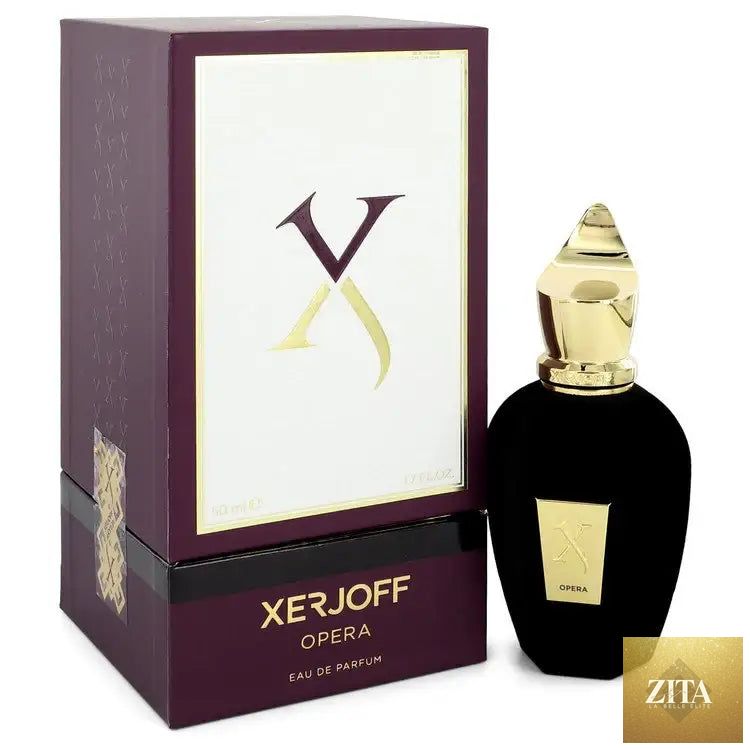 Unisex Opera perfume by Gamer Scents featuring elegant glass bottle with intricate design and silver cap.