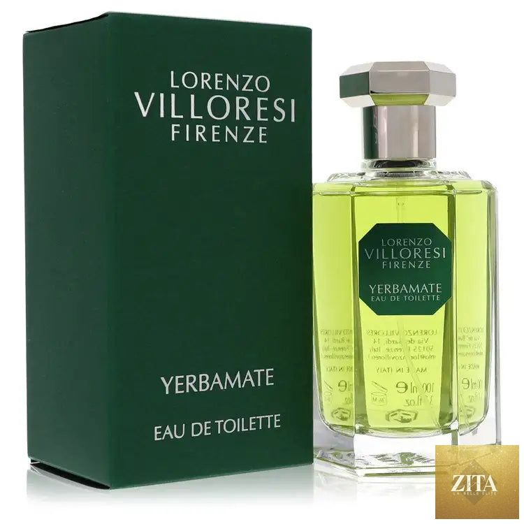 Unisex Yerbamate perfume by Lorenzo Villoresi from Gamer Scents, showcasing the elegant perfume bottle and packaging.