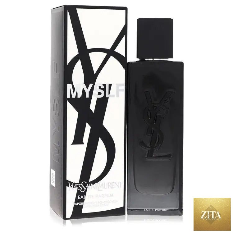 Yves Saint Laurent Myslf men's cologne by Gamer Scents, featuring a sleek bottle with a modern design.