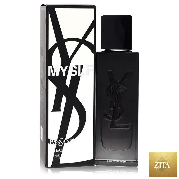 Yves Saint Laurent Myslf men's cologne by Gamer Scents, featuring the sleek bottle design and elegant packaging.