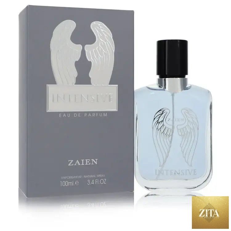 Unisex Intensive by Zaien cologne bottle from Gamer Scents with sleek black design and silver accents.