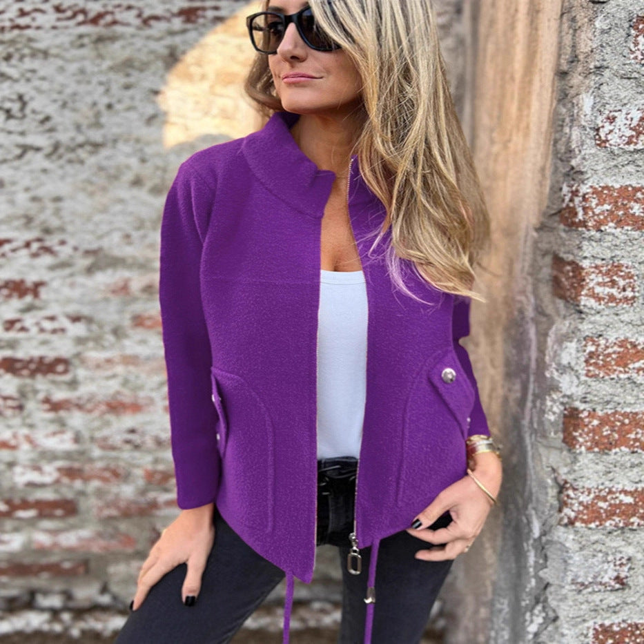 Women's Professional Blazer Suit - Lapel Jacket - Multiple Colors
