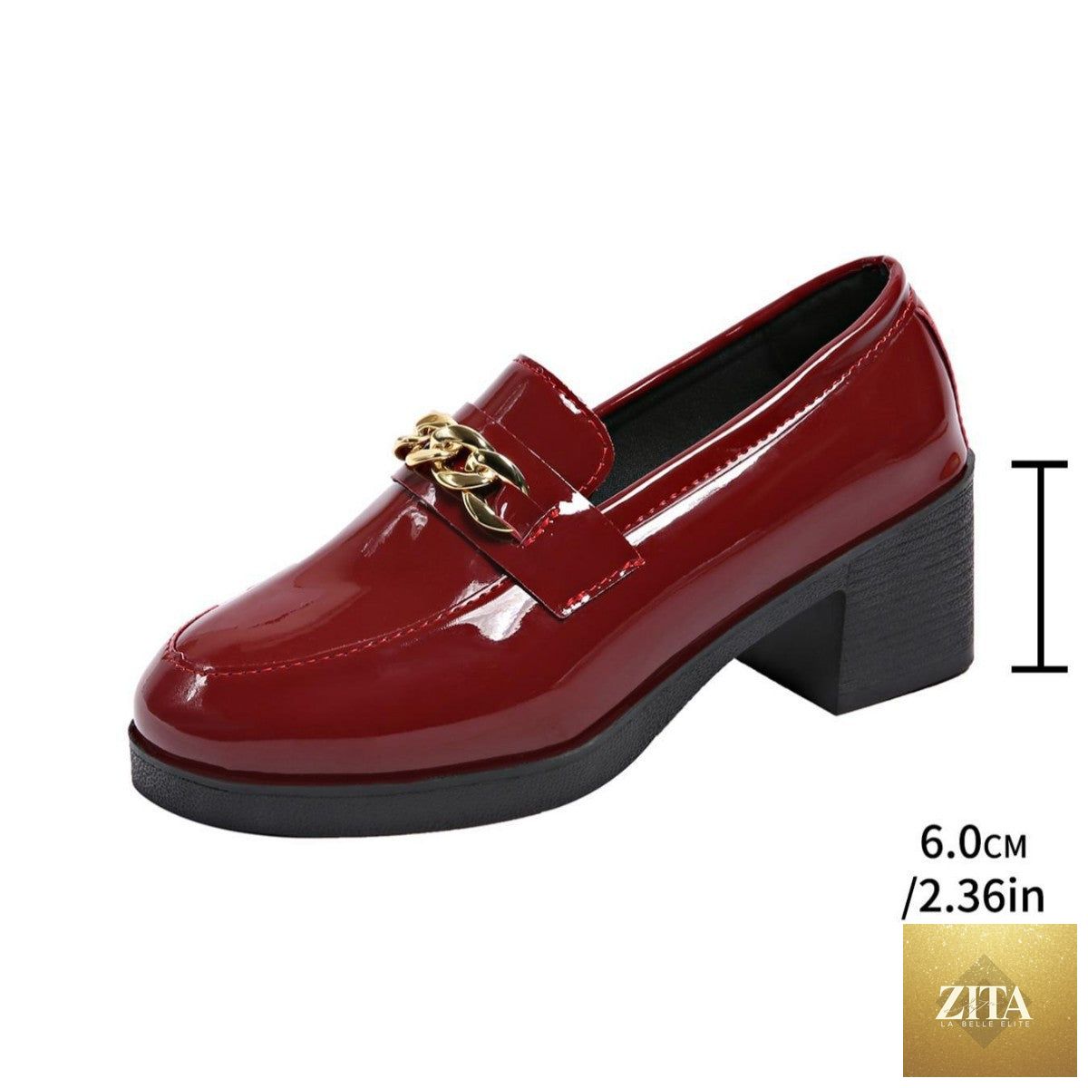 Women's FitiqueFit bowtie round toe low heel pumps in wide size, casual PU shoes with stylish design and comfortable fit.