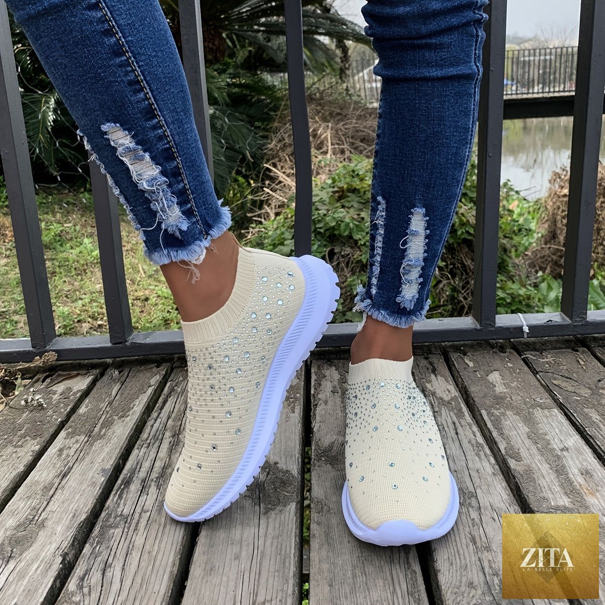 Women's color block mesh platform sneakers with breathable design and stylish look, perfect for casual wear.