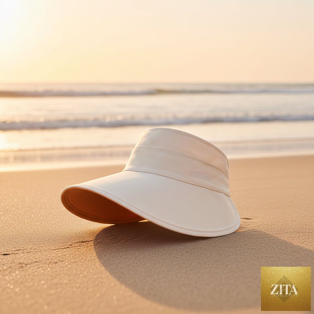 Zita La Belle Elite double-sided wide-brim sun hat with packable design and empty crown, ideal for outdoor women’s sun protection.