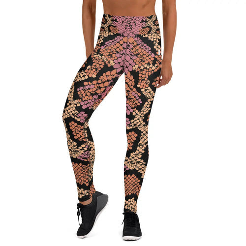 Yoga Leggings Pink Lucky