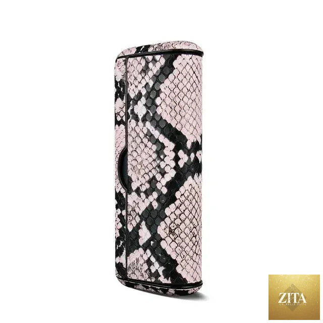 Mandotos snake leather case featuring textured animal snake skin, designed for stylish protection of your device or accessories.
