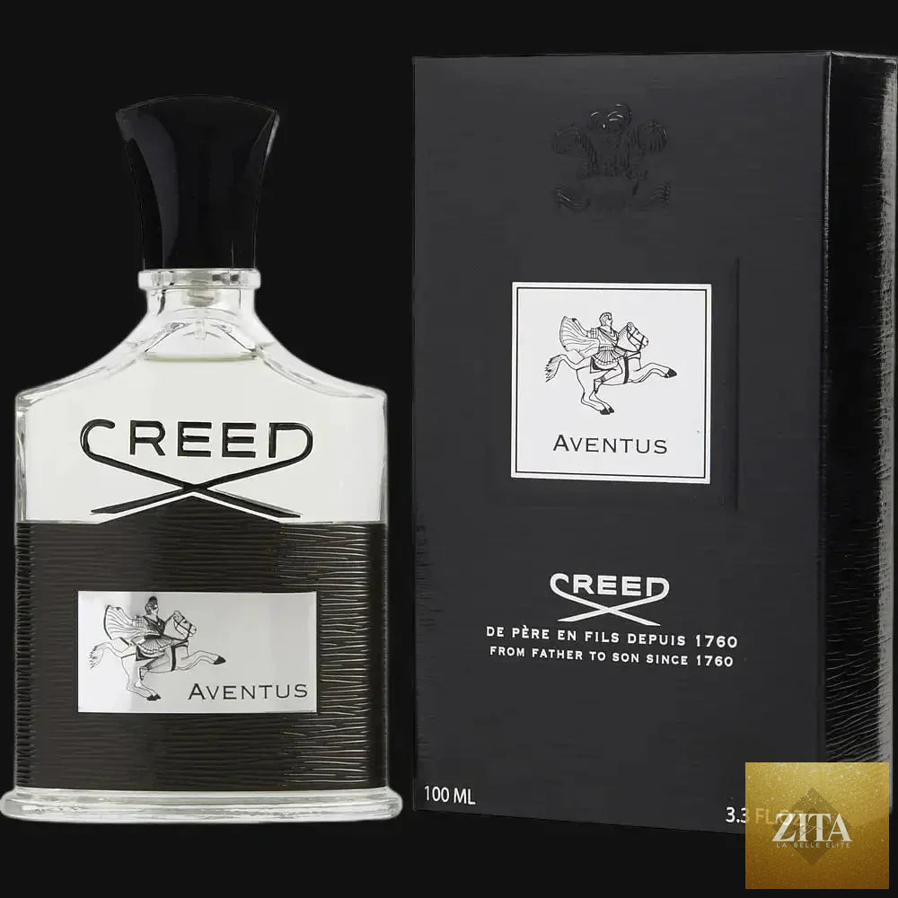 Gamer Scents Aventus by Creed men's cologne 3.3 oz eau de parfum spray, with sleek bottle and elegant design.