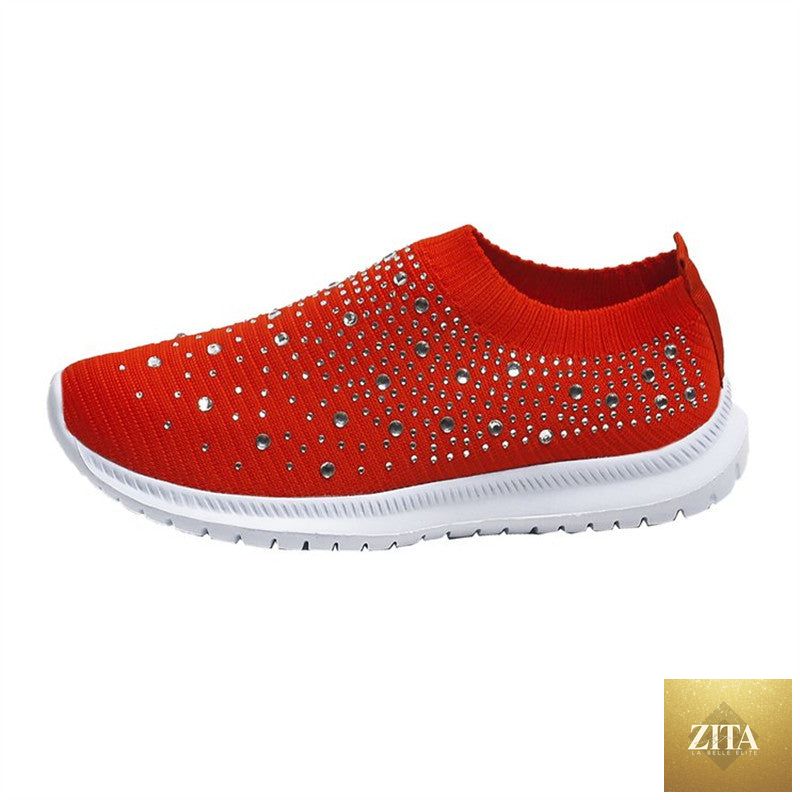 Women's color block mesh platform sneakers from Trendy Attic Store01 with breathable design and stylish athletic look.