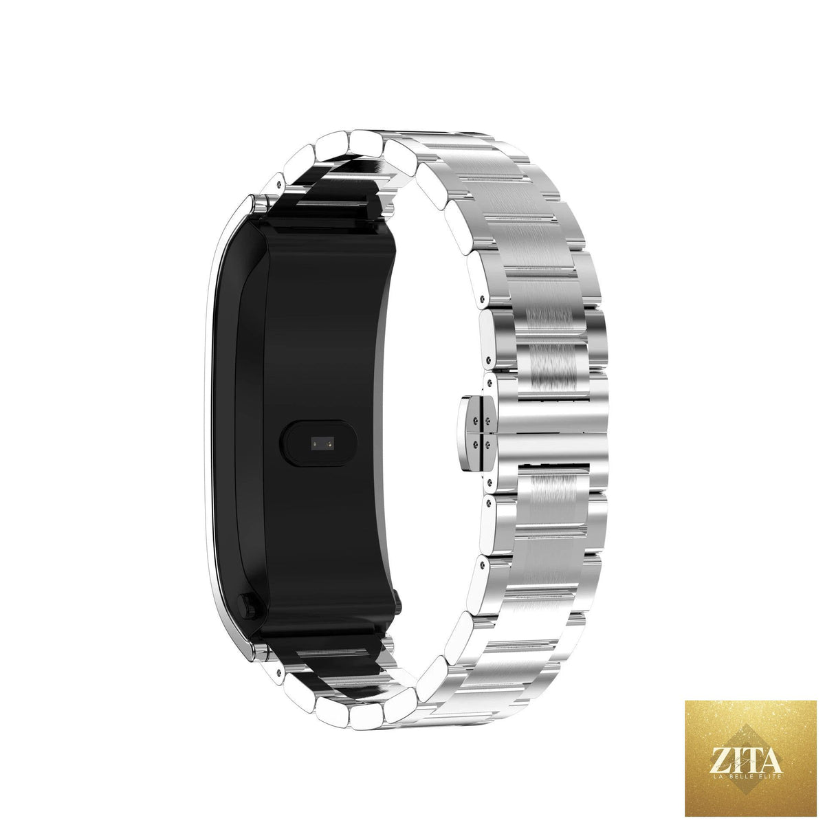 Vain Products men's smart watch with 114 screen info sync, call prompt, sleek black design, and digital display on the watch face.