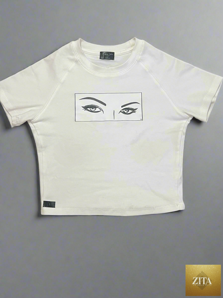Set of three Charlotte Summers T-shirts by Zita La Belle Elite, featuring casual shirts in various colors displayed on a neutral background.